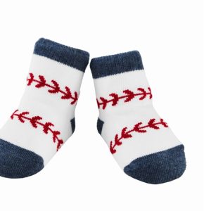 BaseBall Baby Socks I Mud Pie